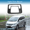 Honda Freed 2024-2025 Carbon Fiber Black Front Row Light Trim Bezel