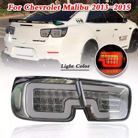 Chevrolet Malibu 2013-2015 Black Shell LED Tail Lights (2013-2015)
