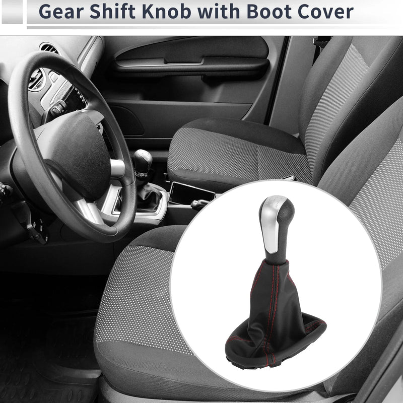 Chevrolet Spark Plastic 5-Speed Gear Shifter Knob with Cover (2011-2015)