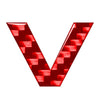 Car Badge Emblem - Window Door Wall Carbon Red Letter Decals