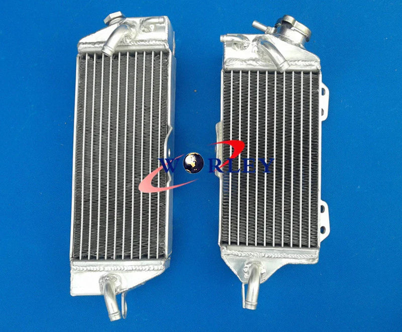 Kawasaki KX250 KX 250 Aluminum Radiator & Hose (1990-1993)