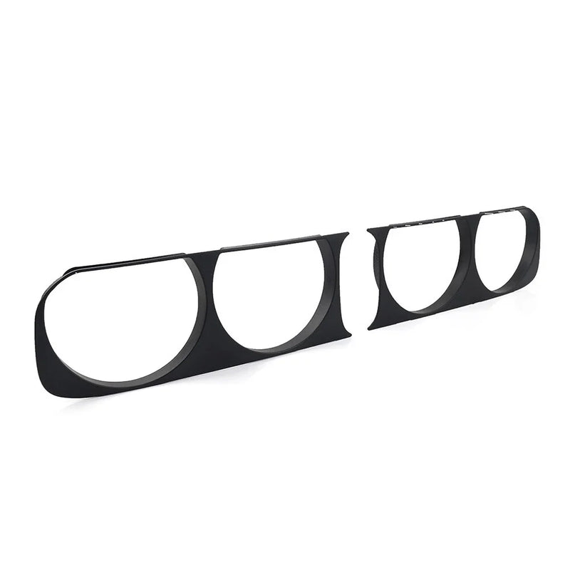 Dodge Challenger Matte Black Headlight Bezel Trim (2008-2014)