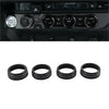 Toyota Tacoma (2016-2023) Black AC Climate Control Knob Trim