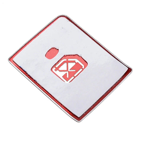 Toyota Camry 10x Red Power Window Switch Knob Stickers (2018-2022)