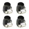 Universal 4pcs Aluminum Alloy 4AN Hex Hose Fittings