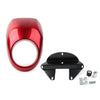 Harley Sportster Dyna XL Red Front Headlight Fairing Mask Cover (2004-2023)