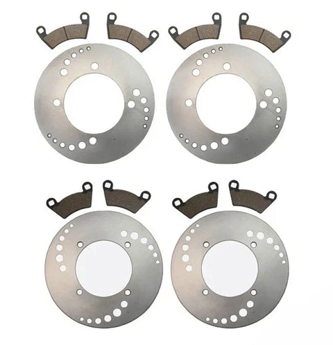 Polaris Ranger 900D 11 x Front Rear Brake Rotors and Pads (2011–2011)