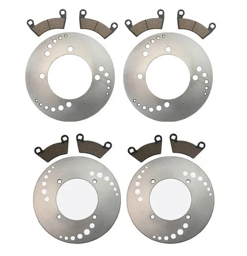 Polaris Ranger 900D 11 x Front Rear Brake Rotors and Pads (2011–2011)