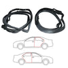 Mercedes-Benz W126 260SE 380SE 500SE 560SE 1979-1981 Rear Door Weatherstrip x2