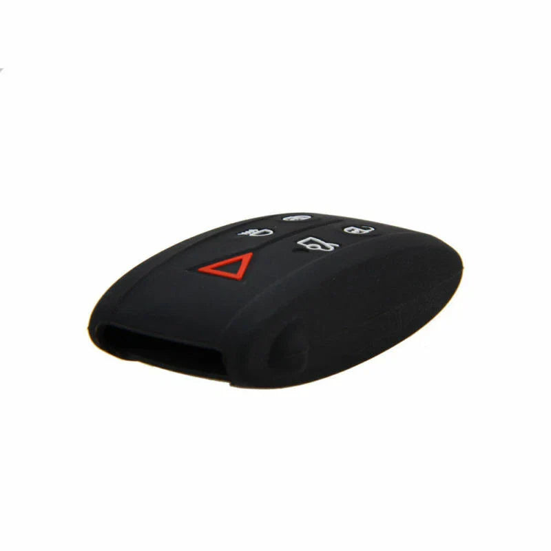 Jaguar XF XK XKR Black Remote Key Silicone Skin Case Cover Bag Fit