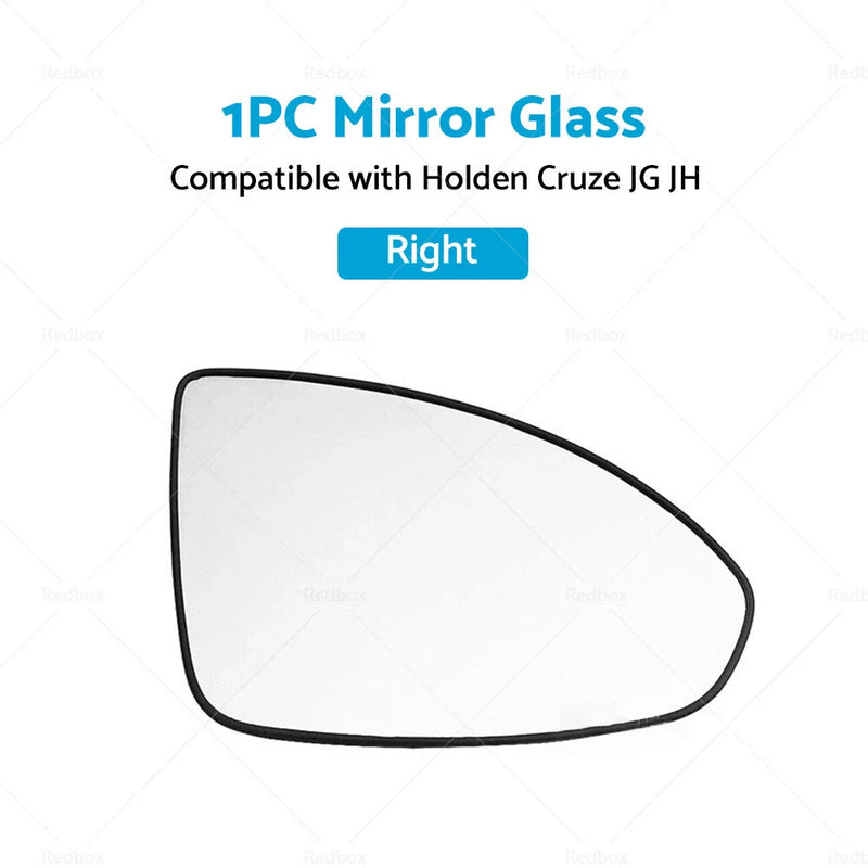 Holden Cruze JG JH Driver Side Mirror Glass w/ Base (2009-2016)