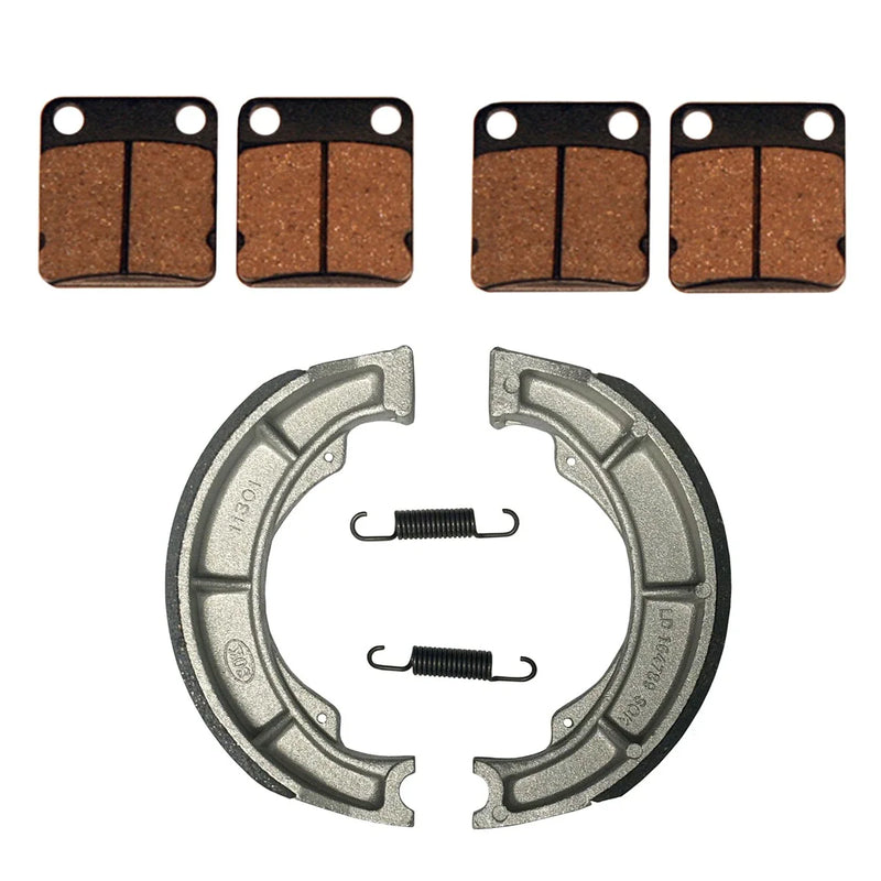 Suzuki Eiger 400 Front Brake Pads & Rear Brake Shoes (2002–2007)