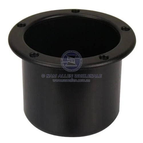Boat, Caravan, RV Drink Holder - Black Nylon Flush Mount