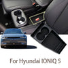Hyundai 1x Front Center Console Storage-Box ABS-Black Organizer Tray