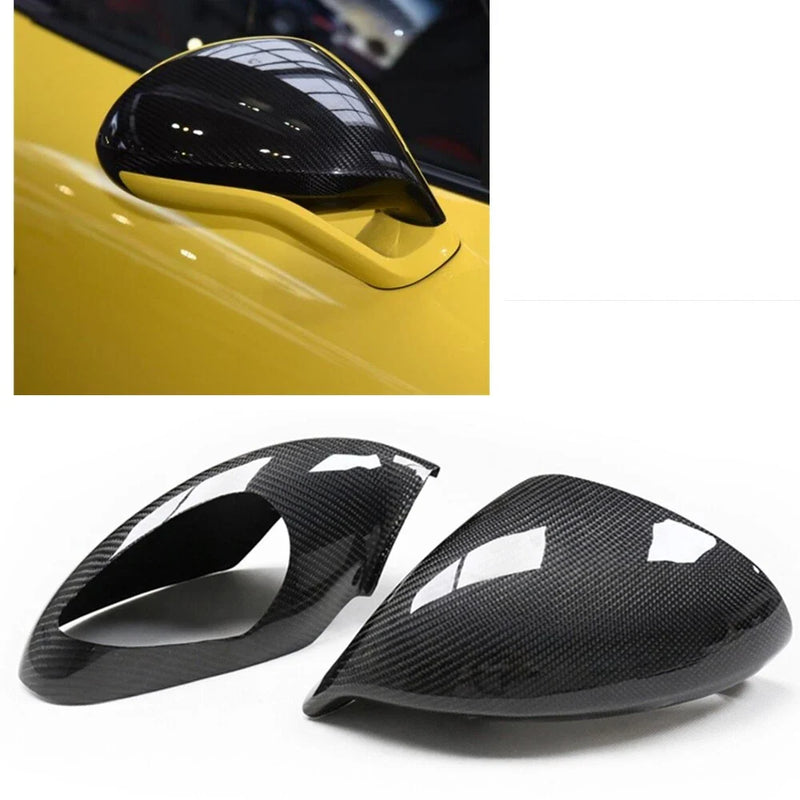 Porsche 911 Turbo 2 x AutoTecknic Carbon Fiber Mirror Covers (2016-2023)