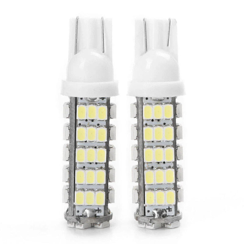 Car Clearance Door Lights 24V T10 1206 68 SMD LED White Bulbs