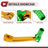 Honda CRF150F Gold Tone Green Silver Tone Gear Shift Lever (2003–2007)