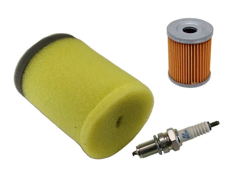 King Quad 300 & Quadrunner 250 Air Filter Oil Filter & NGK Spark Plug (1998–2002)