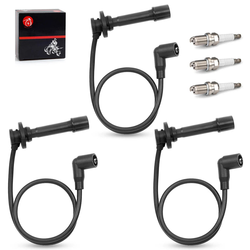 Mule PRO-FX / FXR / FXT 2x Spark plug & Cap Wire