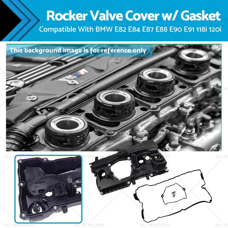 BMW E82 E87 E88 E90 E91 118i 120i 318i 320i Valve Cover & Gasket (2007-2013)