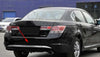 Honda Accord Sedan Chrome Rear Lower Boot Bumper Cover Trim (2008-2012)