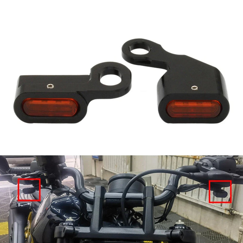 Harley Sportster S Mini LED Front Turn Signal Lights (2021-2023)