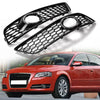 Audi A3 8P S-Line Chrome Ring Front Fog Light Grill Trim (2009-2013)