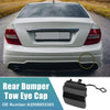 Mercedes Benz C-Class (2015-2023) Black Rear Bumper Tow Hook Cover