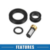 Toyota 4Runner, Lexus ES300 6 x Fuel Injector O-Rings Seals (1996-1998)
