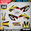 Suzuki RMZ 250 (2008-2009) SPEEDER STYLE Decals Custom Graphics Full Kit