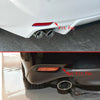Toyota Camry SE XSE Carbon Fiber Rear Fog Light Cover Trim (2018-2019)