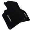 Lamborghini Gallardo Black Tailored Floor Mats with Logo (2004-2013)
