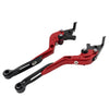 Kawasaki Ninja 650R ER6F ER6N Red Extendable Brake Clutch Levers (2006-2018)