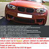 BMW E81 E82 E87 E88 120i 125i 128i 135i 2 x Front Kidney Grilles (2007-2013)