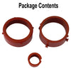 MERCEDES OM642 3pcs TURBO INTAKE SEAL INLET SEAL BREATHER SEAL