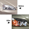 Honda Civic (2001-2003) 2 x Left & Right Headlight Eyebrow Eyelid Cover Trim
