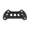 Harley Dyna, Softail, Sportster 1pc Black Handle Bar Riser Clamp (2006-2023)