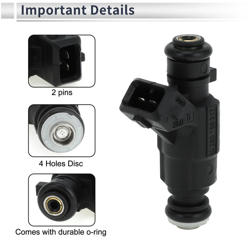 Honda Fit 1.4i 8v Flex (2004-2008) - 1 x Black Fuel Injector