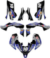 Yamaha YFZ 450R QUAD ATV - Steel Style Stickers Custom Graphics Kit