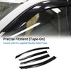 Ford Focus Sedan 2019 Side Window Vent Visors Black Set Window Deflectors