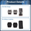 Ford Focus MK2 (2004-2011) Silver Tone 3 x Foot Accelerator Pedal Covers