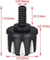 Harley Touring Aluminum Rear Fender Seat Screw Bolt Cover (2009-2023)