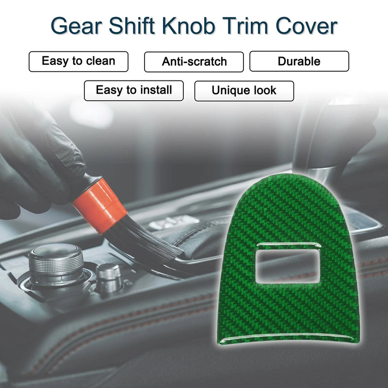 Chevrolet Corvette C6 Z06 Green Gear Shift Knob Cover Sticker (2005-2013)