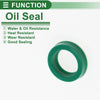 Oil Seal / 14x20x5mm / Seal Ring Rotary Shaft Seal TPU Green 5 Pcs