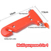 Car Hollow Emergency Safety Hammer Breaker Window Cutter Tool
