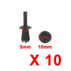 BMW 10pcs 5mm Rivet Engine Lining Trim Fastener Panel Retainer Clips