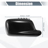 BMW 3 Series E46, 7 Series E65 E66 Right Side Mirror Cover Cap Gloss Black