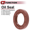 Car Oil Seal 2 x 35x55x8mm Seal Ring Rotary Shaft Seal FKM Rubber