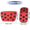Toyota Alphard 1 x Set Brake Pedal Pad Cover Anti-Slip Footrest Kit