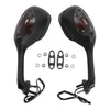 Suzuki GSXR600 GSXR750 Rearview Side Mirrors with Turn Signals (2006-2025)